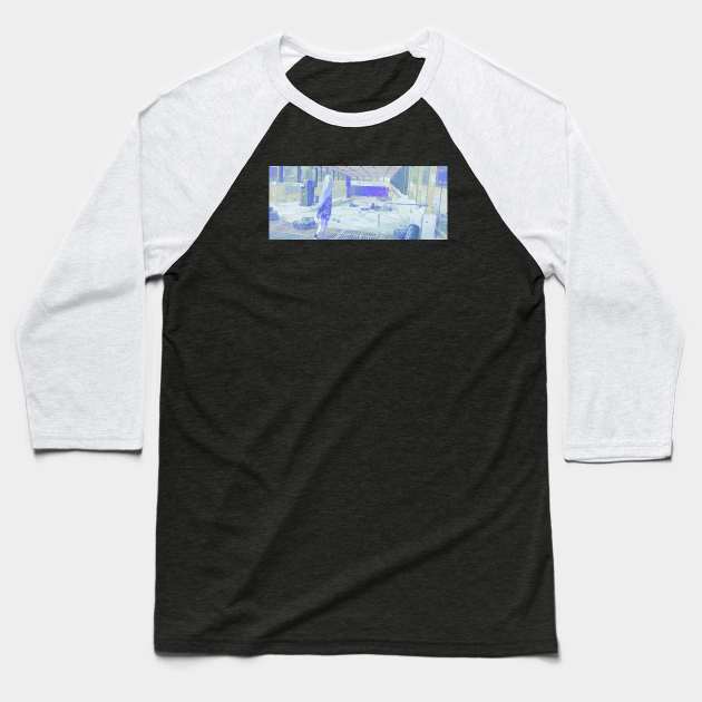 Parking Lot Baseball T-Shirt by hoooin000